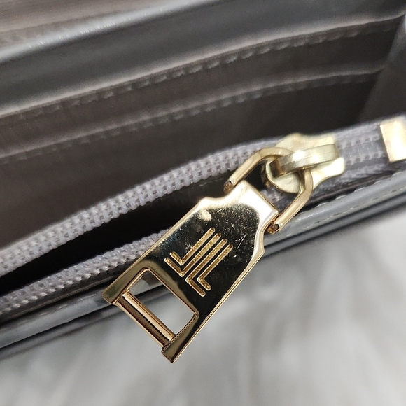 🔹️LANVIN🔹️Gray Women wallet With Box - Picture 7 of 15